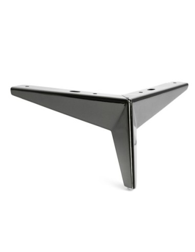 CAMBRIDGE | Set of 4 Legs and 16 Screws | Black Nickel Finish | H.13 cm | Legs for Sofas and Armchairs