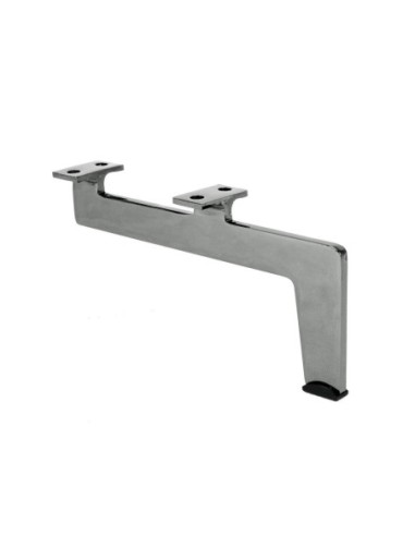 NEWMAN | Set of 4 Legs and 16 Screws | Black Nickel Finish | H.12,5 cm | Legs for Sofas and Armchairs