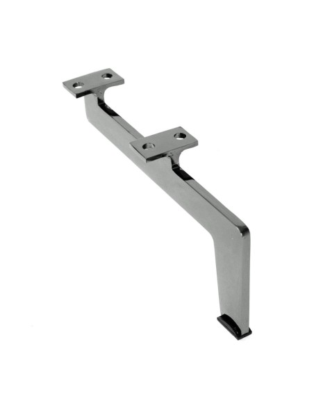 NEWMAN | Set of 4 Legs and 16 Screws | Black Nickel Finish | H.12,5 cm | Legs for Sofas and Armchairs