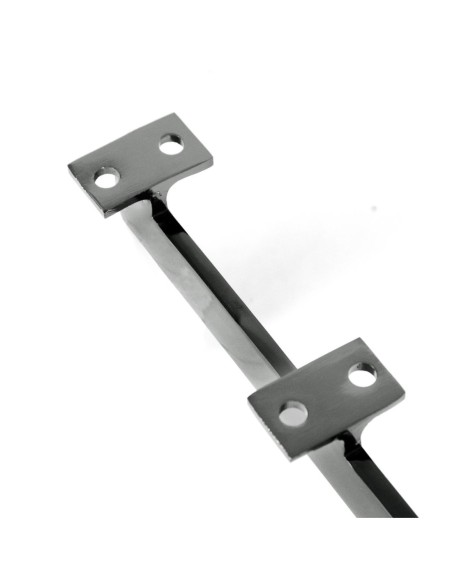 NEWMAN | Set of 4 Legs and 16 Screws | Black Nickel Finish | H.12,5 cm | Legs for Sofas and Armchairs