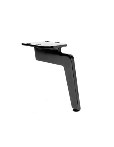 MANTOVA| Set of 4 Legs and 16 Screws | Black Nickel Finish | H.13 cm | Legs for Sofas and Armchairs