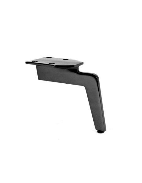 MANTOVA | SET da 4 Piedi e 16 viti | Nickel Nero | H.17 | Piedini per divani e letti |