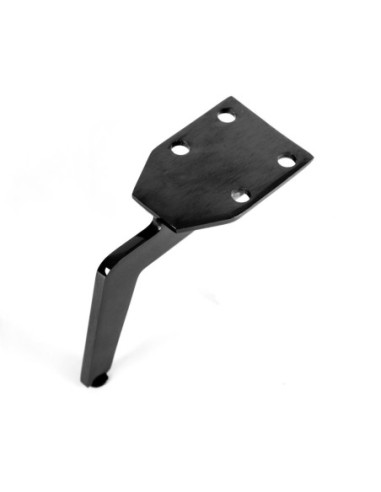 MANTOVA | SET da 4 Piedi e 16 viti | Nickel Nero | H.17 | Piedini per divani e letti |