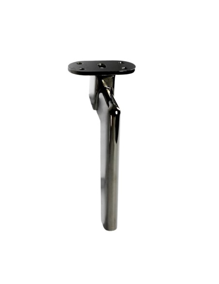 OXFORD | SET da 4 Piedi e 16 viti | Nickel Nero | H. 17,5 | Piedini per divani e poltrone |