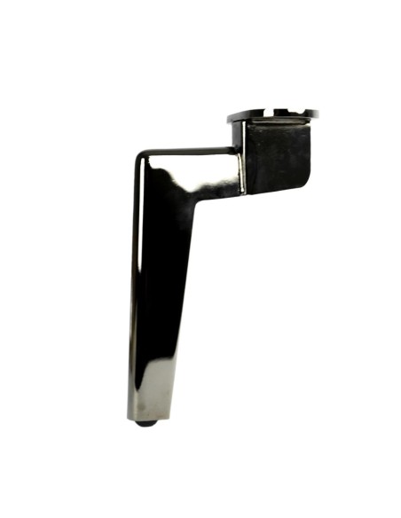 OXFORD | Set of 4 Legs and 16 Screws | Black Nickel Finish | H.17,5 cm | Legs for Sofas and Armchairs