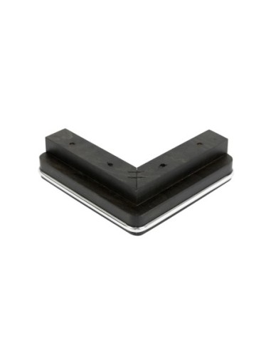 GENIUS JESOLO S557 | SET 4 Piedi in legno | Dimensioni: H.4,5 - L.16 cm | Wenghè | Piedini per divani e poltrone