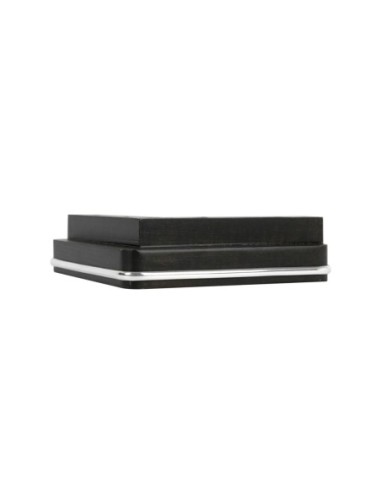 GENIUS JESOLO S557 | SET 4 Piedi in legno | Dimensioni: H.4,5 - L.16 cm | Wenghè | Piedini per divani e poltrone