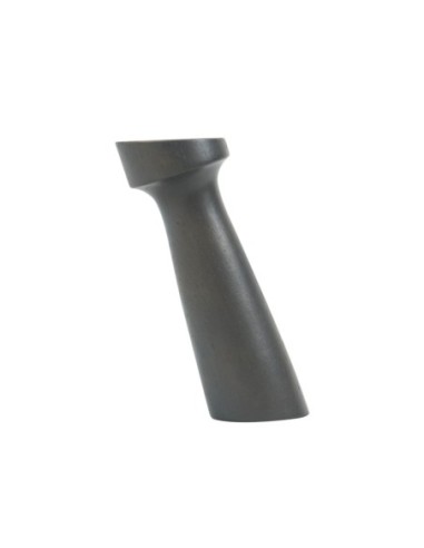 BAOBAB | SET 4 Piedi in legno con piastra e 4 viti | Colore: Grigio Londra | H.15 | Piedini per divani e poltrone