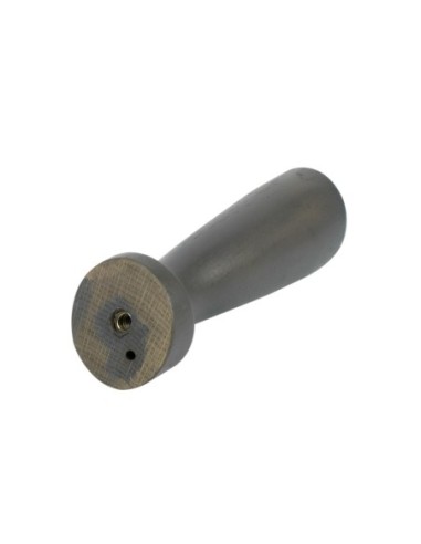 BAOBAB | SET 4 Piedi in legno con piastra e 4 viti | Colore: Grigio Londra | H.15 | Piedini per divani e poltrone