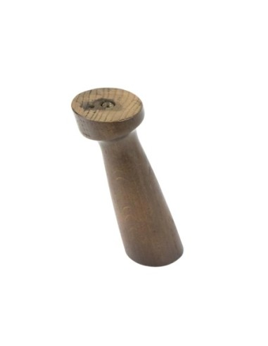 BAOBAB | SET 4 Piedi in Legno con piastra e 4 viti | Rovere Tabacco | H.15 cm | Piedini per divani e poltrone