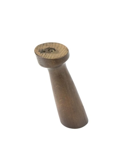 BAOBAB | Set 4 Legs + Mounting Plates +4 Screws | Tobacco Oak Finish| H.15 cm | Sofas and Furniture Wooden Legs