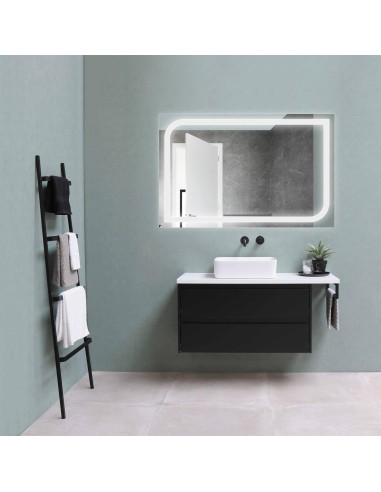SP6 | Rectangular LED Wall Mirror | Dimensions 100x65 cm | Cold Light