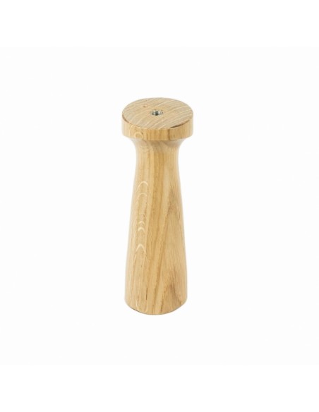 BAOBAB | Set 4 Legs + Mounting Plates +4 Screws | Natural Oak Finish| H.15 cm | Sofas and Furniture Wooden Legs