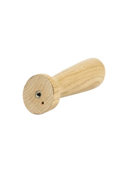 BAOBAB | SET 4 Piedi in legno con piastra e 4 viti | Rovere Naturale | H. 15 cm | Piedini per divani e poltrone
