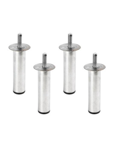 ATENE+WASHER | SET da 4 Piedi | Cromo Lucido | H.12,5 cm | Piede Centrale |