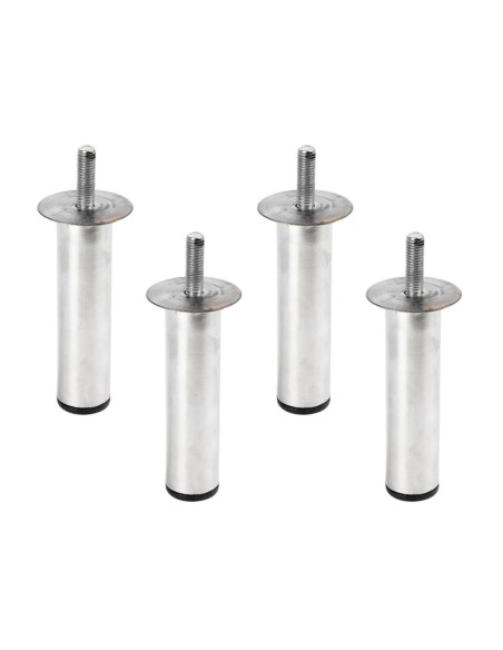 ATENE+WASHER | SET da 4 Piedi | Cromo Lucido | H.12,5 cm | Piede Centrale |