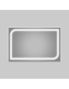 SP6 | Rectangular LED Wall Mirror | Dimensions 100x65 cm | Cold Light 2