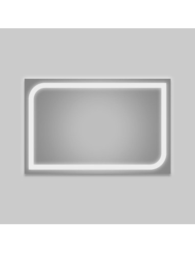 SP6 | Rectangular LED Wall Mirror | Dimensions 100x65 cm | Cold Light
