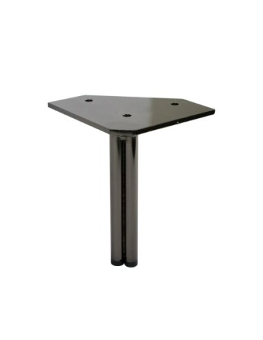 DOUBLE TWINNY | Set of 4 Legs and 16 Screws | Black Nickel Finish | H.14 cm | Legs for Sofas and Armchairs
