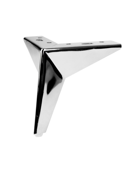 STARDUST | SET da 4 Piedi e 16 viti | Cromo Lucido | H.12,5 cm | Piedini per divani e poltrone |