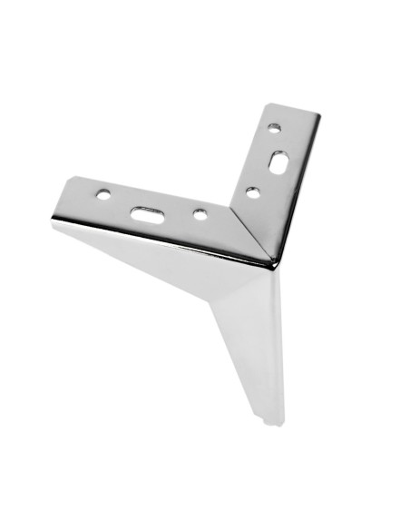 STARDUST | SET da 4 Piedi e 16 viti | Cromo Lucido | H.12,5 cm | Piedini per divani e poltrone |