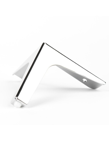 SIENA | Set of 4 Legs and 16 Screws | Chrome Finish | H.13 cm | Legs for Sofas and Armchairs