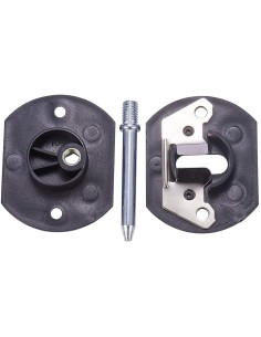 ABC | SET 4 coppie Connettori + 4 viti parzialmente filettate +16 viti | Connettore Giunto per Divano Componibile | Staffa Ga... 2
