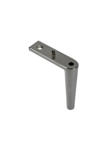 LAYNE | SET da 4 Piedi e 16 viti | Nickel Nero | H.12 | Piedini per divani-poltrone |