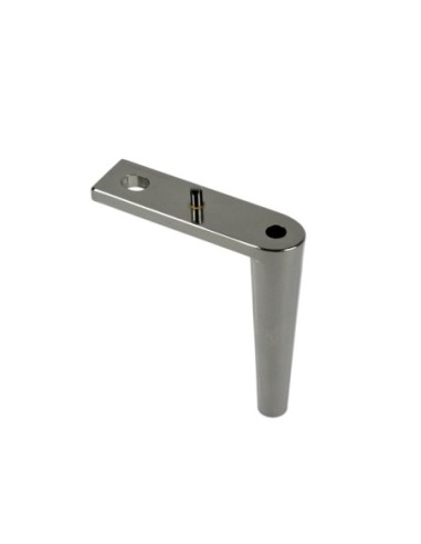 LAYNE | SET da 4 Piedi e 16 viti | Nickel Nero | H.12 | Piedini per divani-poltrone |