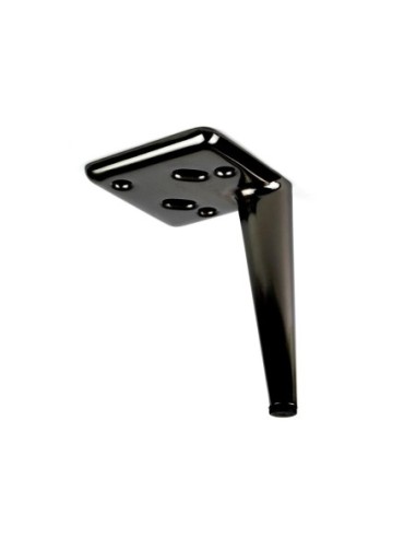 AGO 17 | Set of 4 Legs and 16 Screws | Black Nickel Finish | H. 17 cm | Legs for Sofas and Armchairs