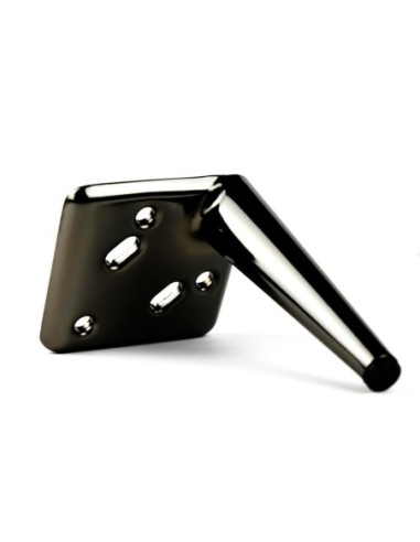 AGO 17 | SET da 4 Piedi e 16 viti | Nickel Nero | H.17 | Piedini per divani-poltrone |