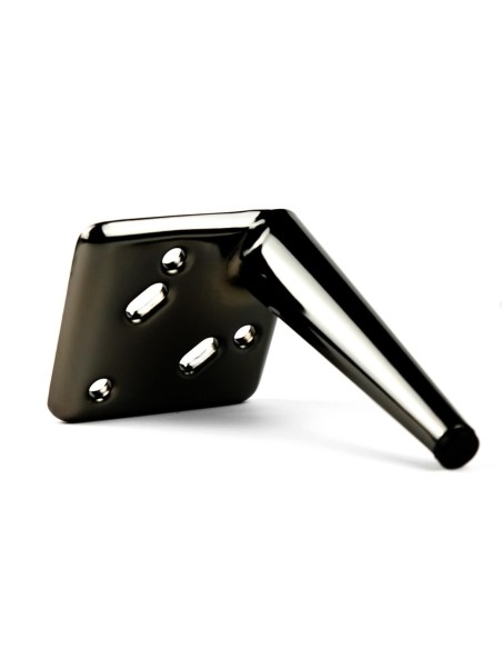 AGO 17 | Set of 4 Legs and 16 Screws | Black Nickel Finish | H. 17 cm | Legs for Sofas and Armchairs