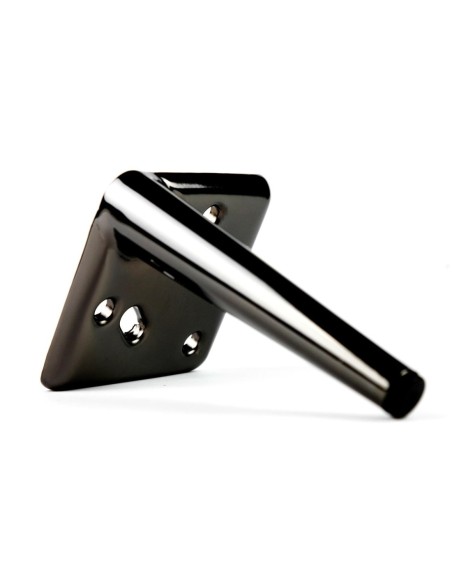 AGO 17 | SET da 4 Piedi e 16 viti | Nickel Nero | H.17 | Piedini per divani-poltrone |