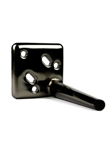 AGO 17 | SET da 4 Piedi e 16 viti | Nickel Nero | H.17 | Piedini per divani-poltrone |