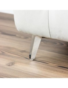 VULTUS | SET da 4 Piedi e 16 viti | Cromato | H.10 | Piedini per divani e poltrone | 2