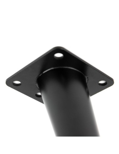 BOWIE | Set of 4 Legs and 16 Screws | Sandy Black Finish | H.18 cm | Legs for Sofas and Armchairs