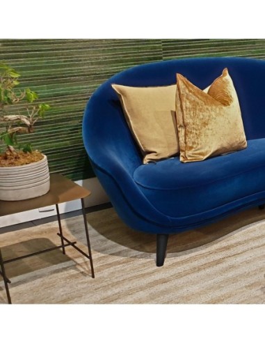 BOWIE | Set of 4 Legs and 16 Screws | Sandy Black Finish | H.18 cm | Legs for Sofas and Armchairs
