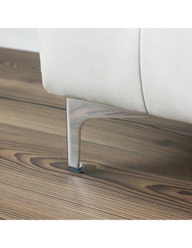 SIENA | Set of 4 Legs and 16 Screws | Chrome Finish | H.10 cm | Legs for Sofas and Armchairs
