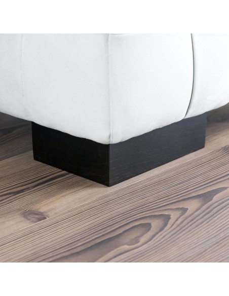 SIS | SET 4 Piedi in legno | Dimensioni: H.6,5 - L.15x20 cm | Colore: Wenghè | Piedini per divani e poltrone