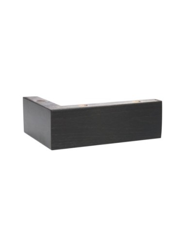 SIS | SET 4 Piedi in legno | Dimensioni: H.6,5 - L.15x20 cm | Colore: Wenghè | Piedini per divani e poltrone