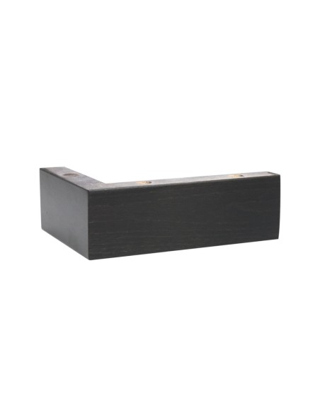 SIS | SET 4 Piedi in legno | Dimensioni: H.6,5 - L.15x20 cm | Colore: Wenghè | Piedini per divani e poltrone