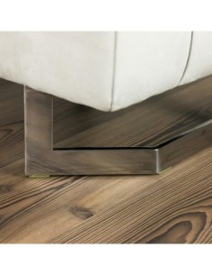 VINCI | Set of 2 Sled Legs | Chrome Finish | H.15 - L.71,5 cm | Sofas Sleds 2