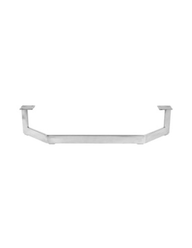 VINCI | SET da 2 slitte | Inox Lucido | H.15 - L.71,5 | Slitta per divani |