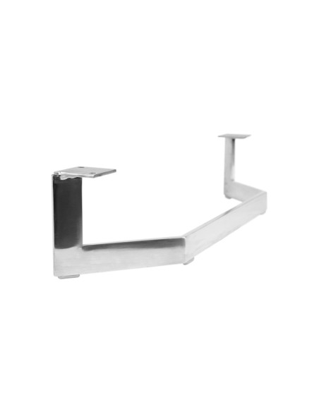 VINCI | SET da 2 slitte | Inox Lucido | H.15 - L.71,5 | Slitta per divani |