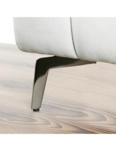 MANTOVA| Set of 4 Legs and 16 Screws | Chrome Finish | H.13 cm | Legs for Sofas and Armchairs 2