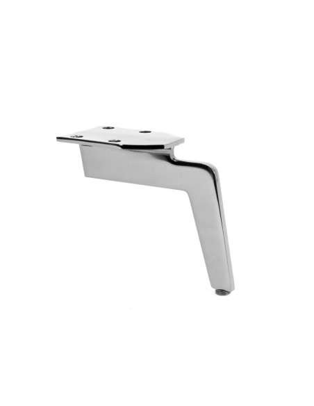 MANTOVA| Set of 4 Legs and 16 Screws | Chrome Finish | H.13 cm | Legs for Sofas and Armchairs