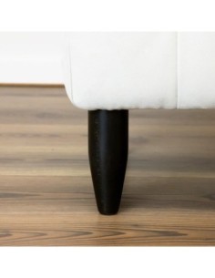 FABB | SET of 4 Wooden Legs | Wenghè Color | Height 16 cm | Sofas and Furniture Wooden Legs 2