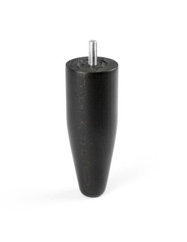 FABB | SET 4 Piedi in Legno | Colore Wenghè | Altezza 16 cm | Gambe in Legno per divani e mobili