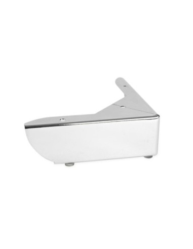 GROSSETO | SET 4 Piedi e 16 viti | Cromo Lucido | H.5cm / 15X15 cm | Piedini per divani-poltrone |
