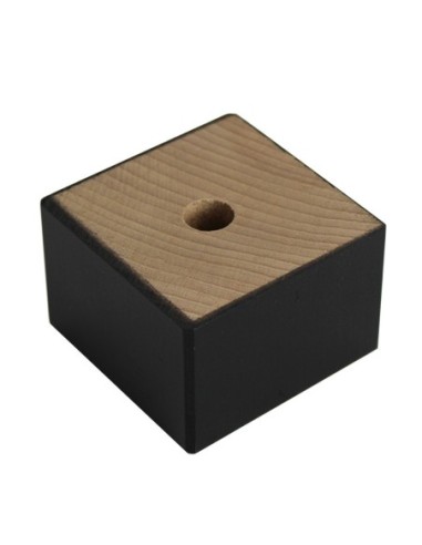 VOYAGE WENGHE’ | SET 4 Piedi in legno | Altezza 4 cm | Piedini per divani, poltrone e mobili